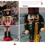 WODMB 1PC Casse-noix de bois aléatoire Soldat Arbre de Noël suspendu ornements Décorations de Noël for la maison Color : 1pc random Size : 12 * 5cm