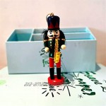 WODMB 1PC Casse-noix de bois aléatoire Soldat Arbre de Noël suspendu ornements Décorations de Noël for la maison Color : 1pc random Size : 12 * 5cm
