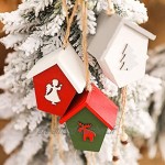 décorations de Noël Décoration de Noël Pendentifs de Noël Toit de Noël Atmosphère de Vacances Décorations de Plafond Cadeau de Noël Color : B