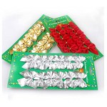 WANSHIDA QiQi Shop 12pcs arcs de Noël Or Rouge Bowknot décorations de Noël for Arbre de Sapin de Noël accroché Ornement Navidad 2020 Kerst Bow Color : Deep Sapphire