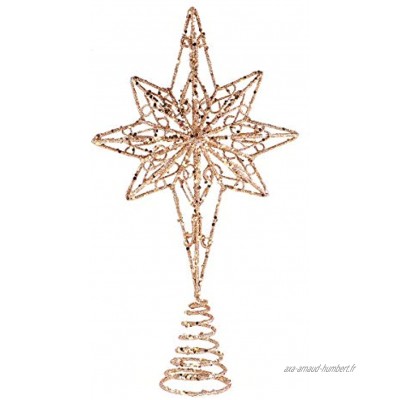 Abaodam Étoile anis pour sapin de Noël Décoration pour la maison Pas de lumière utilisée pour célébrer Noël