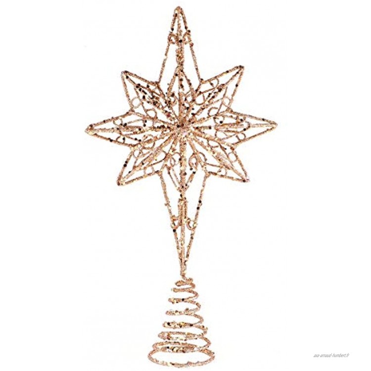 Abaodam Étoile anis pour sapin de Noël Décoration pour la maison Pas de lumière utilisée pour célébrer Noël