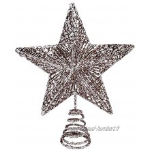 Abaodam Étoile pour sapin de Noël Fournitures de décoration utilisées pour célébrer Noël