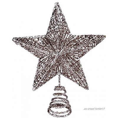 Abaodam Étoile pour sapin de Noël Fournitures de décoration utilisées pour célébrer Noël