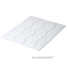 CURVER | Tapis d'évier 31x26cm Blanc 31,5 x 26 x 0,5 cm Plastique