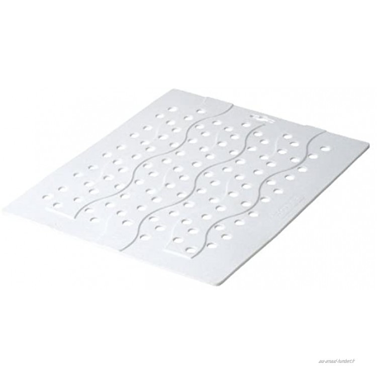CURVER | Tapis d'évier 31x26cm Blanc 31,5 x 26 x 0,5 cm Plastique