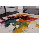Paco Home Tapis Moderne Splash De Marque Coloré Brosse Neuf EO Dimension:160x230 cm