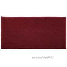 tapis deco rectangle 50 x 120 cm uni primobis rouge