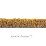 ID Mat Tapis Paillasson Fibres Coco Naturelles sur Semelle PVC Beige 60 X 40 cm