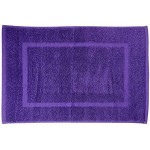Allstar Tapis de bain Zen violet Tapis de douche Coton 60 x 40 cm Lilas