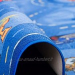 Snapstyle Tapis de Jeu pour Enfant Disney Cars Bleu Circuit de Route 17 Tailles Disponibles