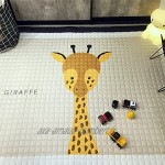 Zinsale Grand Épaissir Antidérapant Tapis de jeu pour bébé Coton Tapis Rampant Tapis lavable pour tapis de jeu pour enfants Girafe
