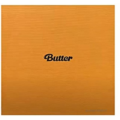 BTS Butter Album [Cream Version] CD+Photobook+Lyric Cards+Instant Photo Card+Photo Stand+Photo Card+Message Card+Graphic Sticker+Extra 6 Photocards+1 Double-Sided Photocard+Deco Sticker