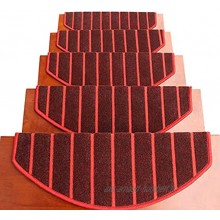 QDCZDQ Paquet de 15 Tapis de Tapis de Marche d'escalier Tapis de Protection antidérapant pour Tapis d'escalier pour Tapis d'escalier de Sol Dur