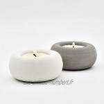 Nicole Silicone Mold Concrete Candlestick Mould Ciment Bougeoir Maison Artisanat Décoration Outil