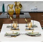 Bougeoir Porte-bougie de fer de fer de fer de fer Décoration de style rétro à la maison Table à manger Romantique Bougeoir à bougies d'aromathérapie Envoyer des bougies Chandelier Size : Medium