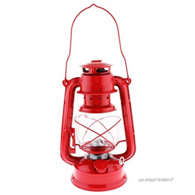 Amuzocity Lanterne En Métal Vintage 6.1x4.53x9.65inch rouge