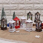 CUIFULI Lanterne de Noël décorative à LED vintage à suspendre fonctionnant à piles Blanc chaud