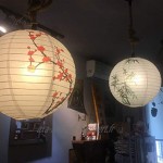 geneic Lanterne ronde en bambou Style oriental chinois Pour restaurant fête de mariage décoration d'intérieur