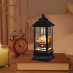 Halloween citrouille lanterne lumières LED lampe sans flamme maison éclairage de vacances intérieur décoration halloween décorations de citrouille intérieur extérieur maison magasin fête