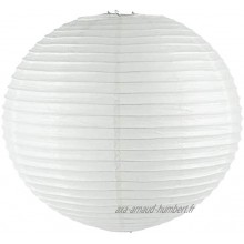 Lanterne boule blanche en papier Ø 60 cm Boule chinoise