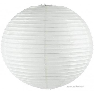 Lanterne boule blanche en papier Ø 60 cm Boule chinoise