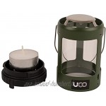 UCO Mini Lanterne Bougie 2.0 Unisexe avec revêtement en Poudre Vert Taille Unique