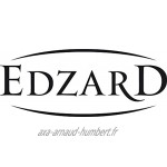 EDZARD Lot de 3 photophores cerf en verre noir hauteur 8 cm 13 cm et 18 cm.