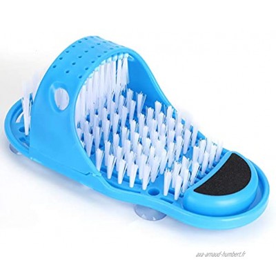 Pantoufle opération raisonnable et facile Pantoufle de nettoyage des pieds en forme de pantoufle haut en douceur pour nettoyer vos pieds