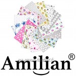 Housse de coussin décorative Amilian® 40 x 60 cm Motif chouette Rose