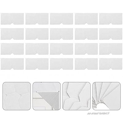 KKDIY Lot de 200 protections d'angle réglables en carton pour cadre photo peinture photos blanc 17 x 9 cm