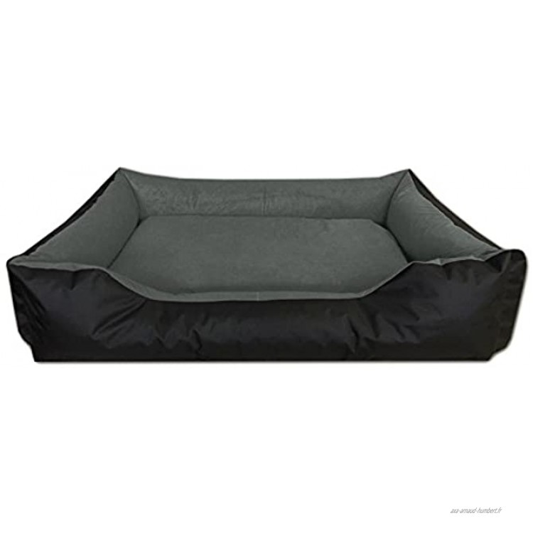 BedDog® lit pour Chien LUPI Noir Gris XXL env. 120x85 cm,Panier Corbeille Coussin de Chien