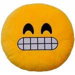 Emoticonworld Dents-Coussin Smiley 32 cm