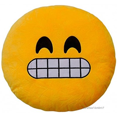 Emoticonworld Dents-Coussin Smiley 32 cm