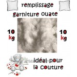 Idéal couture Garnissage de Microfibre 10 kg – Rembourrage pour Peluche oreillers Poignet Coussins Amigurumi Carton de 10 Kilos