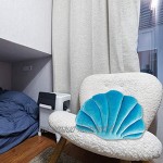 Seashell Oreiller en forme de coquillage oreiller en velours confortable coussin en peluche douce avec thème de mer pour canapé lit voiture salon chambre à coucher décoration