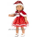Zhou-YuXiang 50cm vêtements de poupée de noël 18 Pouces vêtements de Fille américaine Fille américaine Xiafu vêtements de poupée Peuvent être personnalisés