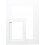 Deknudt SP10915X20 10,0x15,0 Passe-Partout Extra Blanc avec découpe Carton et Papier 15