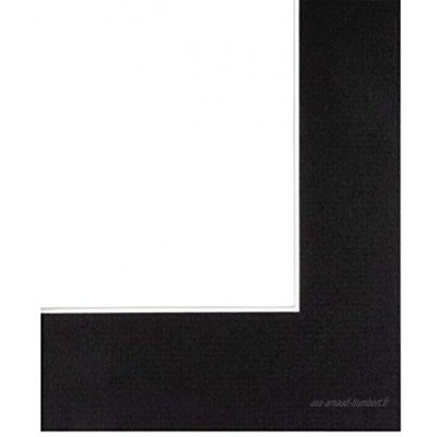 Hama 63247 Passe-partout Premium noir 40 x 50 cm pour photo de 30 x 40 cm