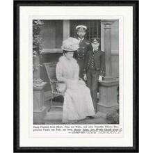 Kunstdruck Georg Friedrich Ernst Albert Prince v. Galles 1908 Angleterre Adel F_Vintage 00012
