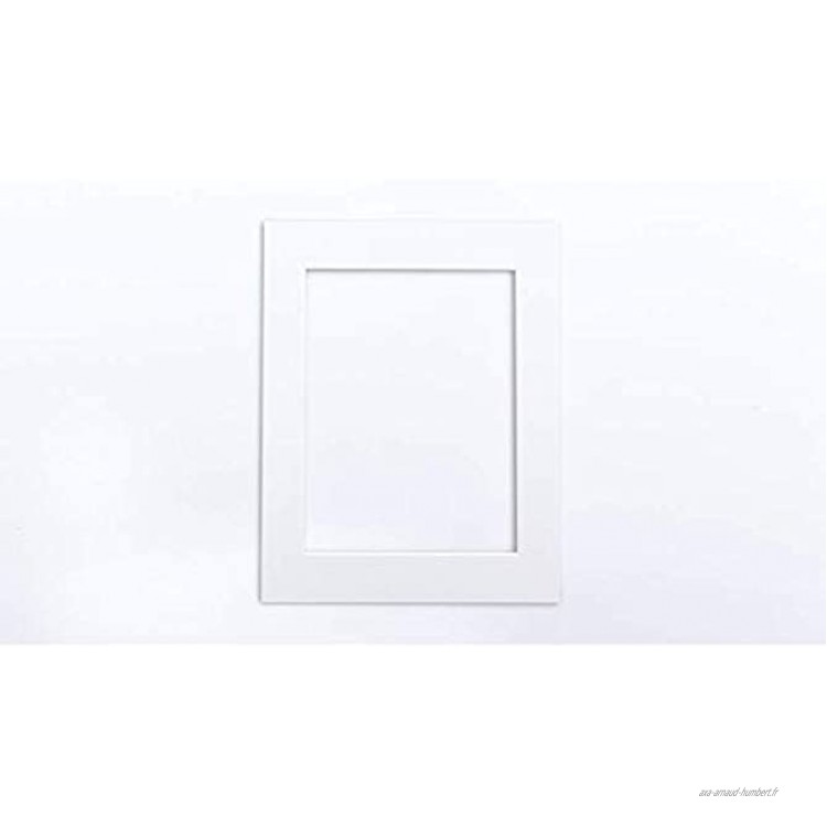 L'Eclat de Verre Passe-Partout Blanc 18x24 cm et Ouverture 13x18 cm