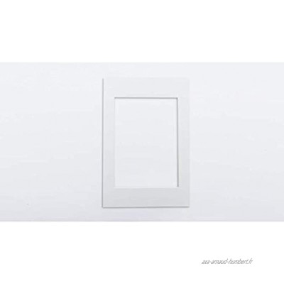 L'Eclat de Verre Passe-Partout Blanc 20x30 cm et Ouverture 15x21 cm