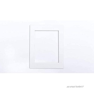 L'Eclat de Verre Passe-Partout Blanc 30x40 cm et Ouverture 21x29,7 cm