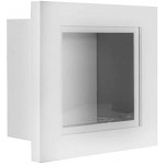 Cadre de la boîte 3D | 3.75 Deep Display Box | Souvenirs Cadres | Boîte à ombre souvenir | Accessoires de maison | M&W Blanc 12x12