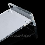 JIAYAN Cadre Photo magnétique de présentoir de Carte de Table en plexiglas Acrylique avec Base Kits d'outils de Partie de Signe de Carte de Table Acrylique pour Mariage-Horizontal 21x14.8cm